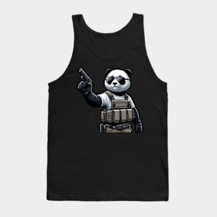 Tactical Panda Tank Top